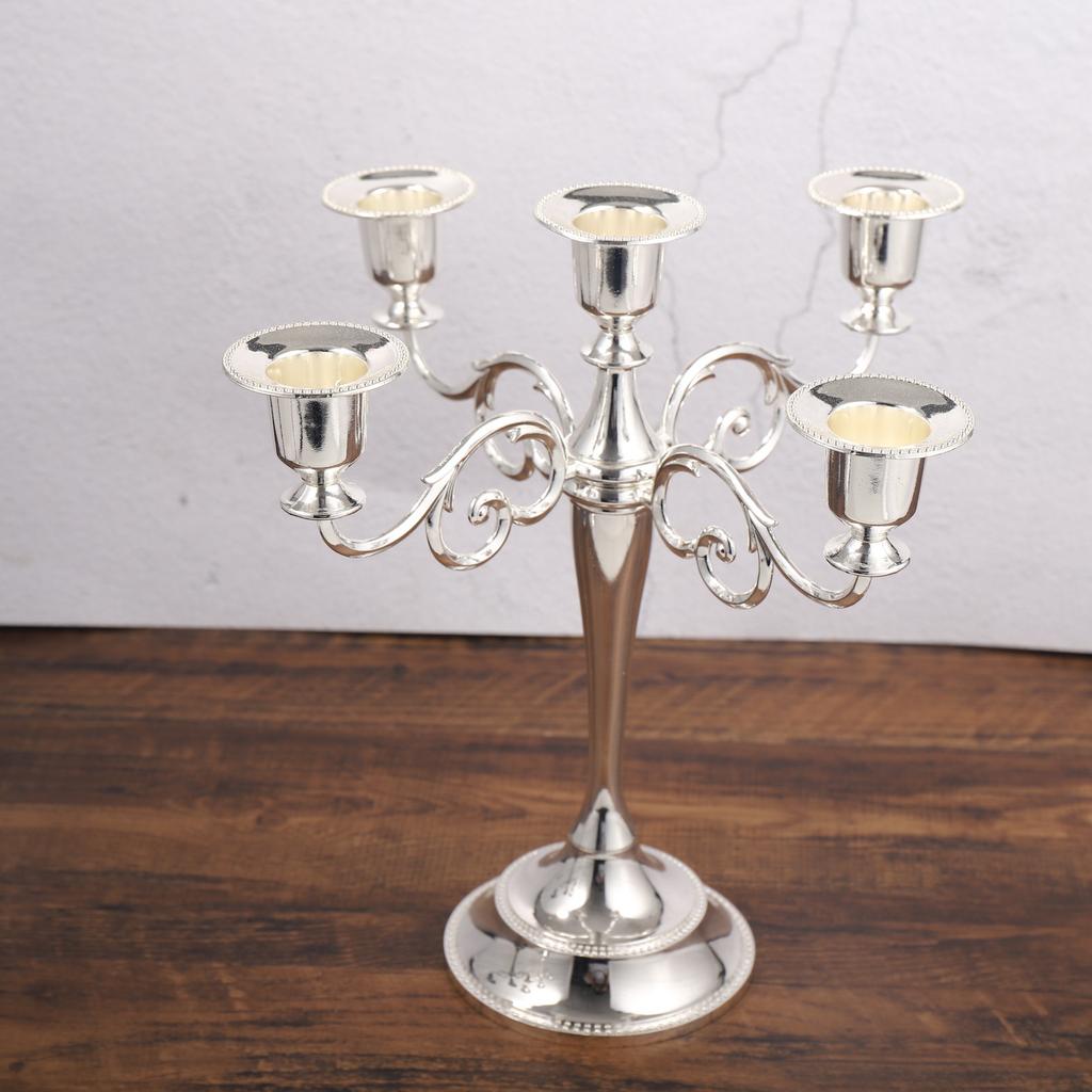 High-quality Modern, Durable and Luxurious 3-5-arm Iron Candle Holder Bracket Wedding Christmas Party Decoration