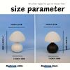 LED Mushroom Desk Lamp USB Three Color Adjustable Bedroom Living Room Study Desktop Decoration Cream Style Warm Atmosphere