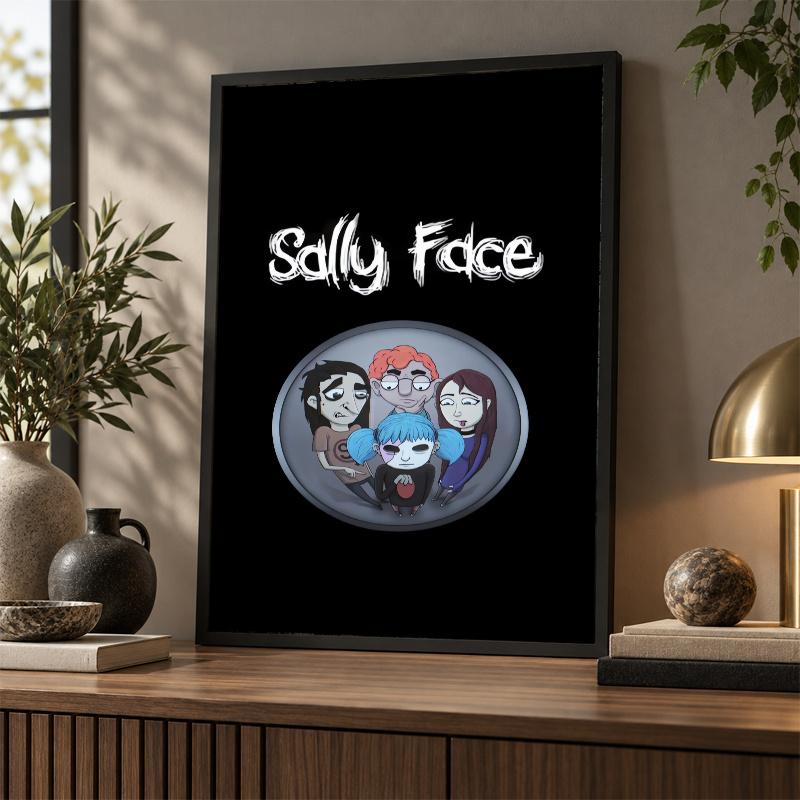 Sally Face Diamond Painting Kit 5D Full Drill DIY Diamond Mosaic Wall Art Home Decor