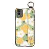 Waterproof Back Cover Phone Case For Nokia C32 Anti-dust Flower Kickstand Wrist Strap Phone Holder Shockproof Wristband