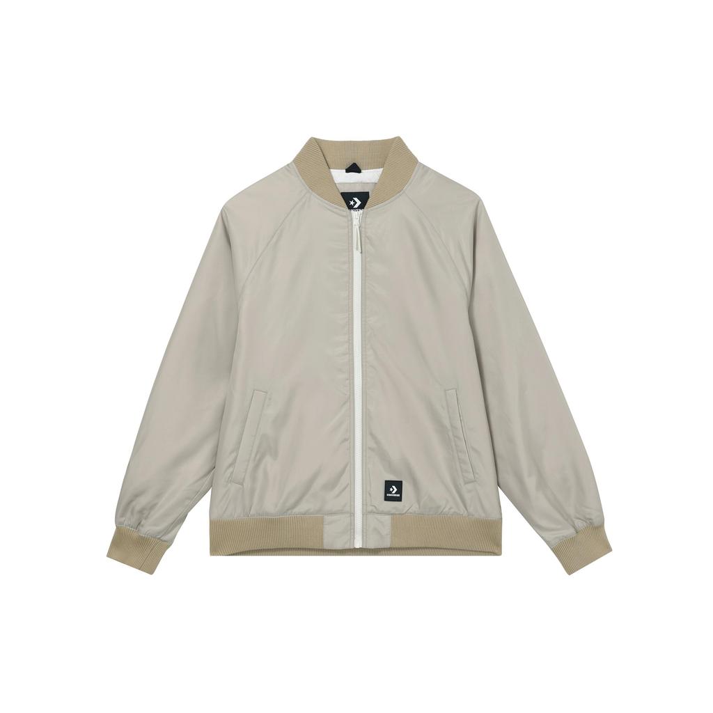 Converse Jackets Men's Khaki Crew Neck Moderate Other 10024620-A03