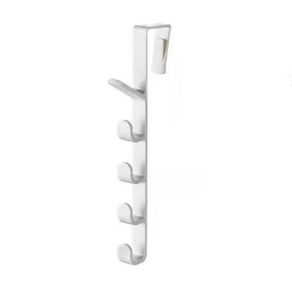 1/2/3/4PCS No Punch Door Hanging Behind Bedroom Door Hanging Strong Coat And Hat Rack Storage Rack Bathroom Clothes Hanger