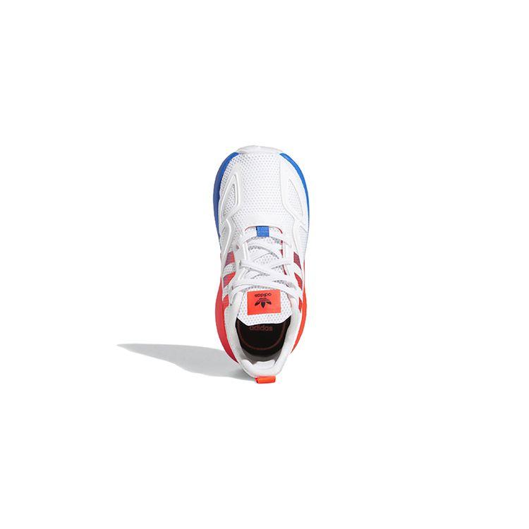 Adidas Originals ZX 2K Non-Slip Low-Top Walking Shoes Baby Shoes White Orange Blue FX9534