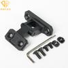 Flashlight Multi-angle Flip Mount Bracket Tactical Scout Light Mount Base For 20MM Picatinny/ Mlok Rail Hunting Lamp Accessories