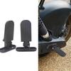 1 Pair Foldable Bike Pegs Aluminium Alloy Ebike Pegs Bike Rear Pedals  for Electric Bicycle