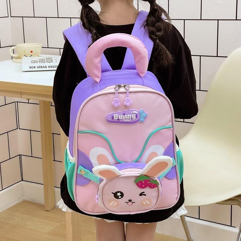 Kids School Backpack With Animal Pattern Lightweight Durable For Educational Use