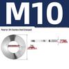 304 Stainless Steel Double Stack Self-Locking Washer with 65Mn Manganese, Anti-Loosening, Double-Sided Tooth Layer