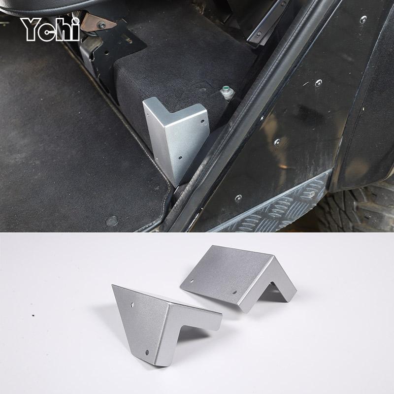 

Aluminum Alloy Car Front And Rear Seat Bottom Anti-Collision Corner Protection Accessories For Land Rover Defender 110 2004-2019