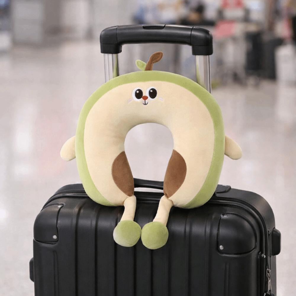 Cartoon Travel Pillow PP Cotton Headrest Adorable Office Nap Pillow  Airplane