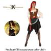 High-quality Caribbean Pirate Costume For Men And Women Captain Jack Sparrow Cosplay