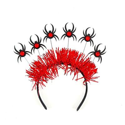 Dress Up Halloween Tiara Hair Hoop Plastic Spider Headband Halloween Goth Headband  Adults Kids