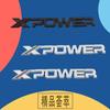1Pc Car Styling X XPOWER Car Hood Fender Trunk Rear Bonnet Nameplate Decal Emblem Badge Sticker for 5 6 ZS EV GS 350 360 HS EZS
