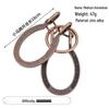 Zinc Alloy Kongming Puzzle Lock: Disentanglement Ring Educational Toy
