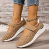 Large Hole Single Shoe New Lightweight Hollow Out Sports Breathable Velcro Slope Matching Shoe