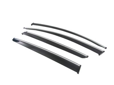 BRIGHTZ Side Door Visors with Chrome Moulding for GS450h and GWS191 [INJ-V-090] GWS S191, 191, 190, GS 450h, 450, 32437