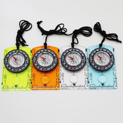 Yousheng Outdoor Compass with Magnifier Ruler Scale Multifunctional Camping Hiking Backpacking Survival Orienteering Compass Navigation Tool