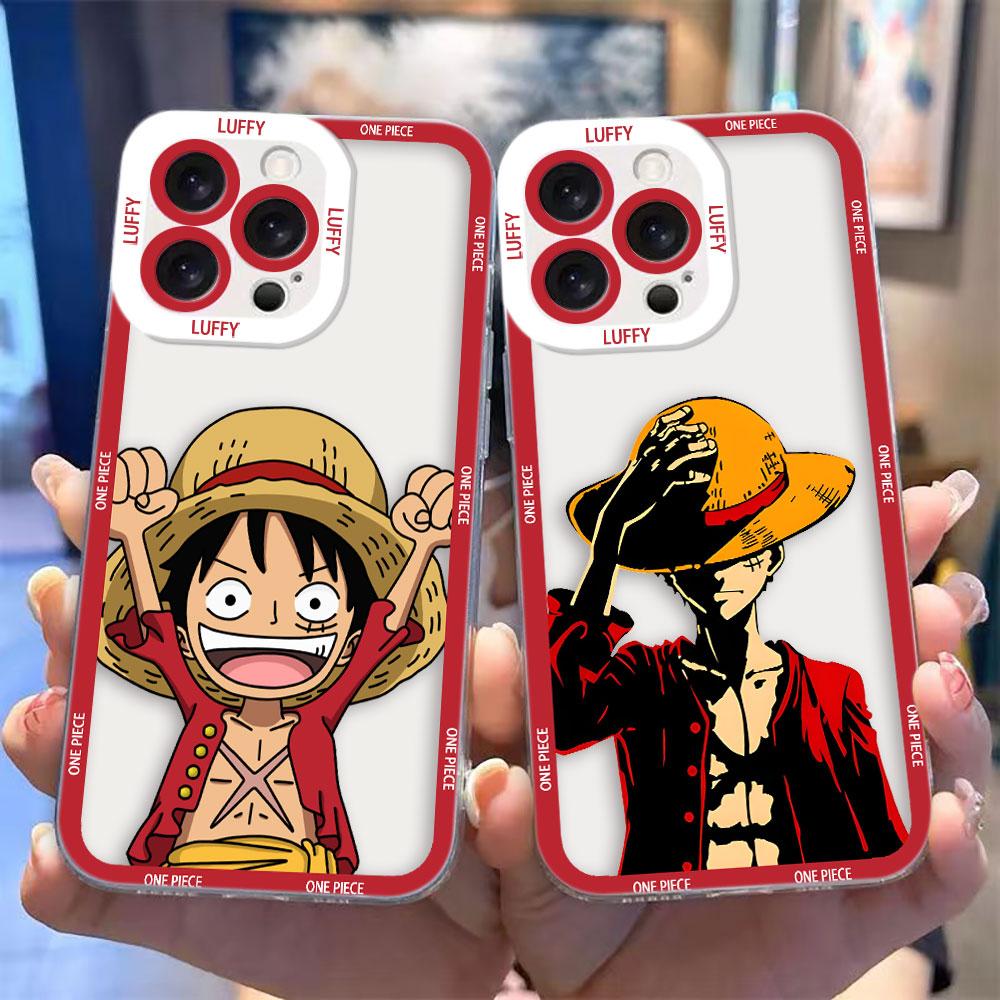 Anime One P-Piece Luffy Zoro Clear Phone Case For Samsung A72 A71 A57 A56 A55 A53 A52 A51 A36 A35 A33 A32 A26 A24 A23 A22 Case