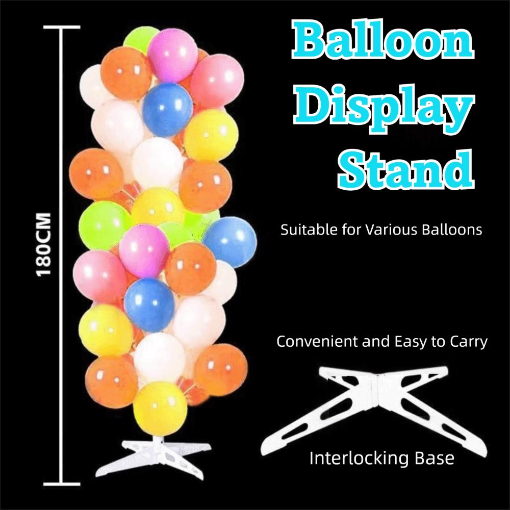 Plastic Balloon Column Display Stand 180cm Reusable Balloon Support Bracket With Base Balloon Holder for Halloween Christmas