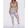 Womens Yoga Set Sleeveless Halter Sports Bra High Waist Leggings Gym Fitness Running