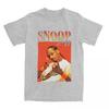 Snoop Dogg Snoop Tou T-Shirt Herren 100% Baumwolle Lustige T-Shirts Rundhals Vintage T-Shirts Kurzarm Tops