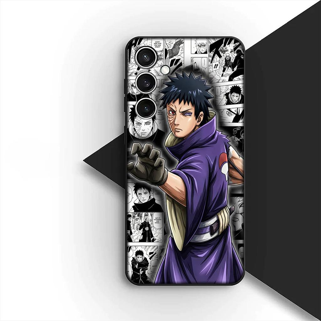 Cover for Samsung Galaxy S24 S25 S23 FE Ultra Plus S7 Edge S25+ S23+ A56 5G Casing Phone Case Comics Tobi Uchiha Obito Sasuke