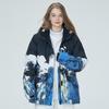 Unisex koreansk stil förtjockad skidjacka för vinter utomhusaktiviteter