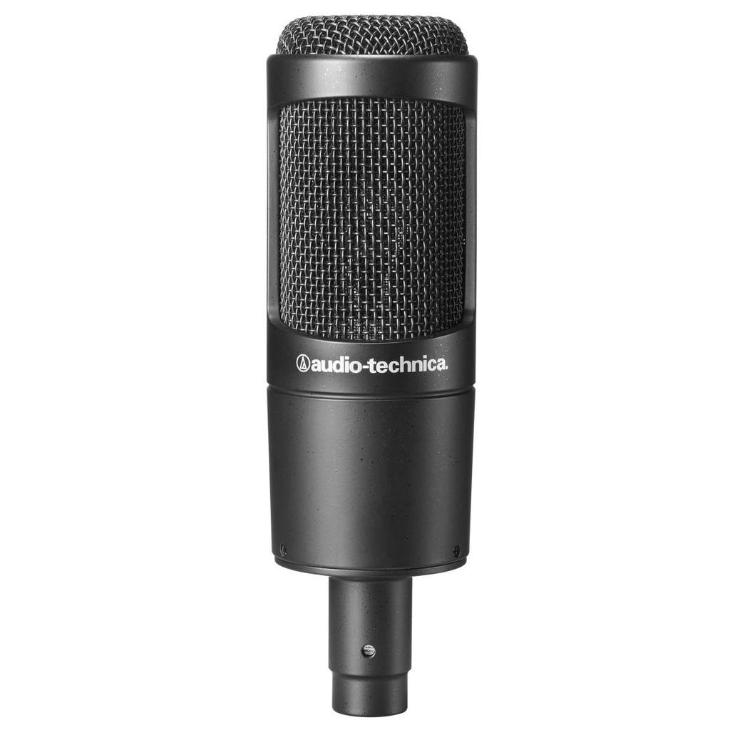 AT2035 Condenser Pad Dedicated Shock Mount for Home Video Live and Black Audio-Technica Microphone, Unidirectional, Low-Cut Switch, Switch, Included,