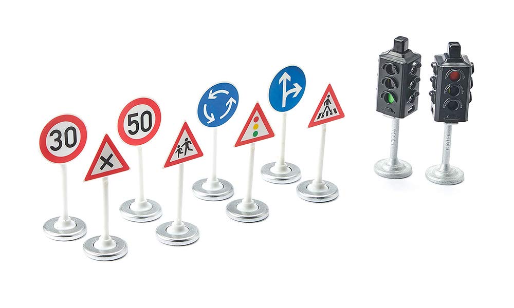 SIKU WORLD Accessory Traffic Light and Road Sign Set Ages 3 and SK5597 (for Up)