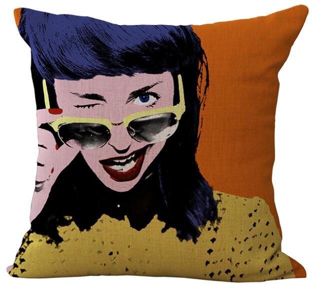 Pillows Cover Fashion Cushion Cover Linen Pillow Case Home Decoration Car Sofa Decorative Pillowcase 45X45Cm