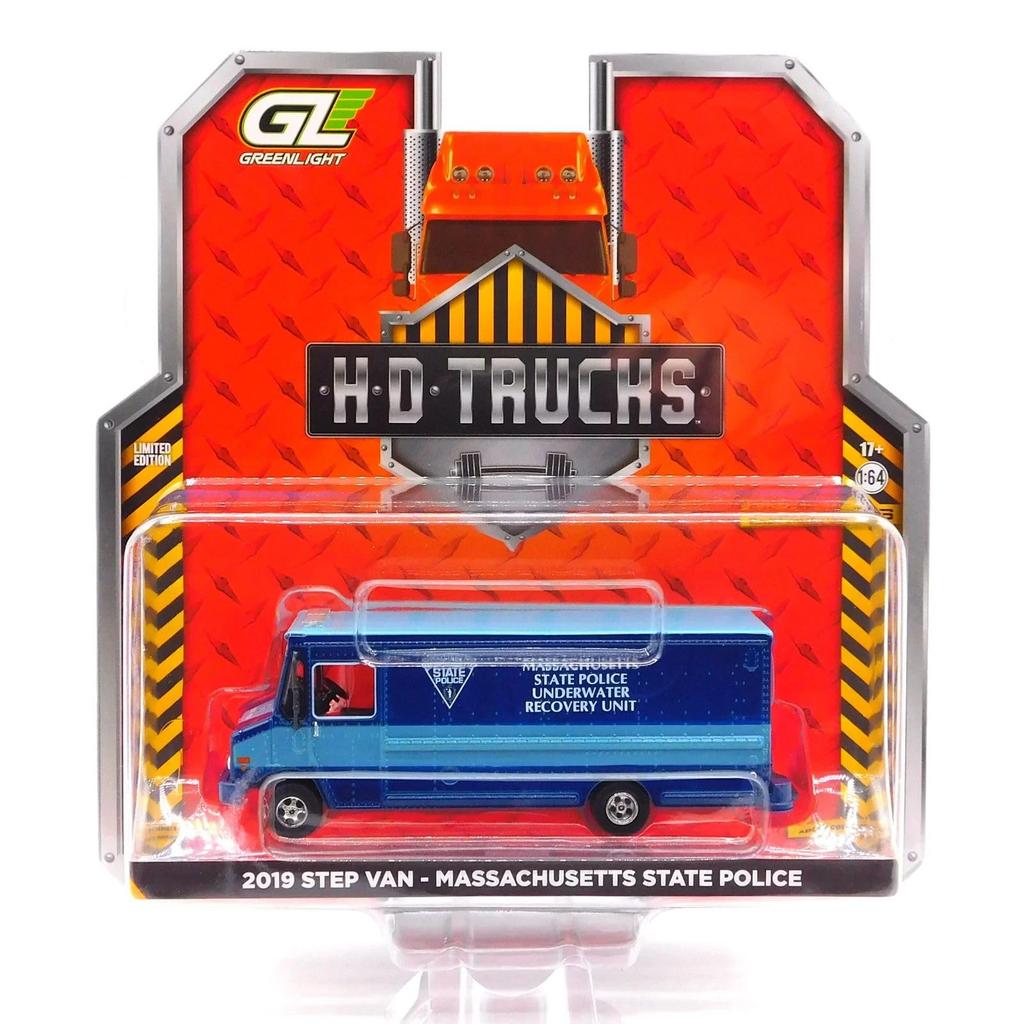 Greenlight 1/64 Scale Step Van 2019 Massachusetts State Police Underwater Recovery Unit [Parallel Import]