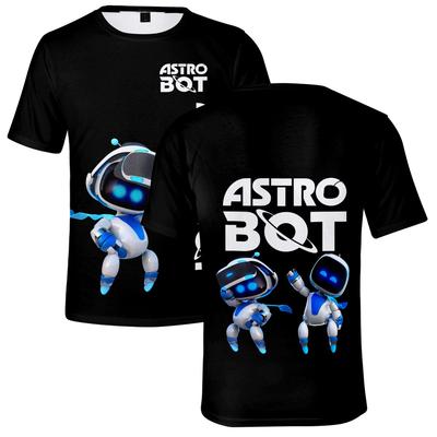 Lustiges Astro Bot Anime T-Shirt Cooles Damen Herren T-Shirt O-Ausschnitt Casual Unisex Streetwear Fashion T-Shirt Camisetas Ropa Hombre
