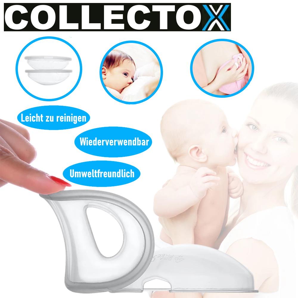 COLLECTOX Breast Shells, Milk Collection Bowls, Nursing Bowls, Breast Milk Collectors, 2-pack