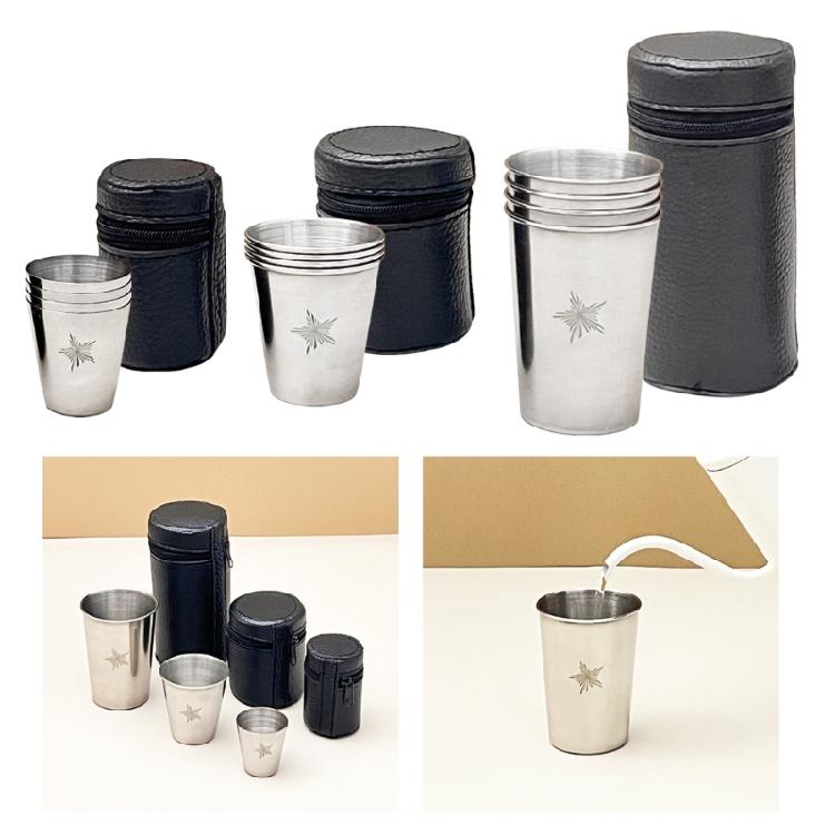Outdoor Practical Travel Cups Set Colorful Coffee Cup Outdoor Tumblers Cup for Travel and Event