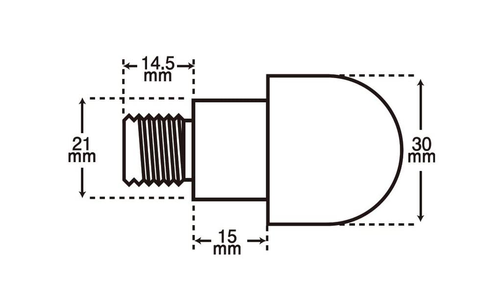 POSH FAITH Motorcycle Supplies Handle Bar End Big Bar End M16 for Yamaha Vehicles Yamaha M16 Type Gold Bar End Cap (Weight Type) MT-09 MT-07 Etc.