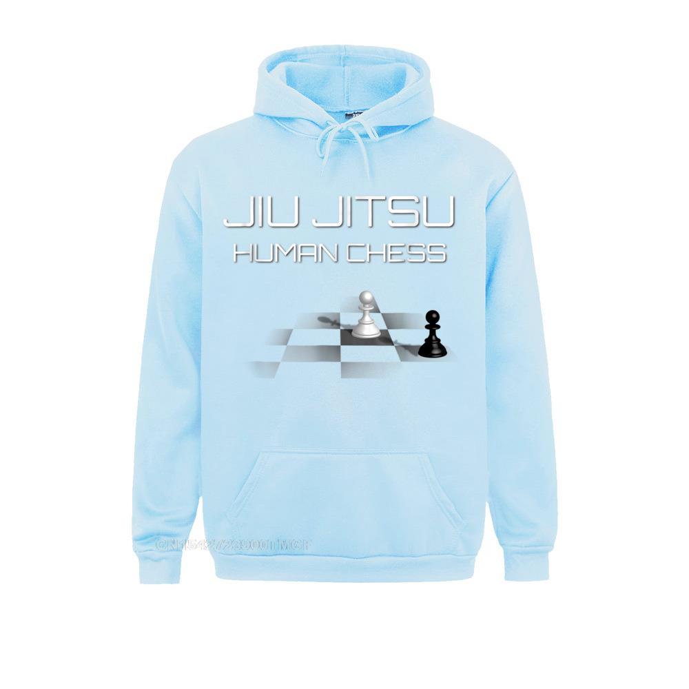Hoodies Clothes Human Chess Jiu Jitsu Shirt BJJ MMA Unisex Summer/Fall Long Sleeve  Adult Sweatshirts Simple Style Funny