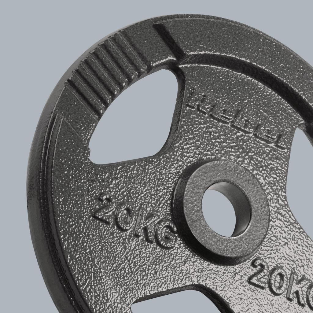 Obciążenie Żeliwne  1X20Kg Otwór 51Mm Talerz Z Uchwytami Rebel Active