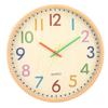 12 Inch Color Wall Clock Cartoon Bedroom Living Room Decoration Personality Creative Fashion Children's Room Foreign Trade Clock