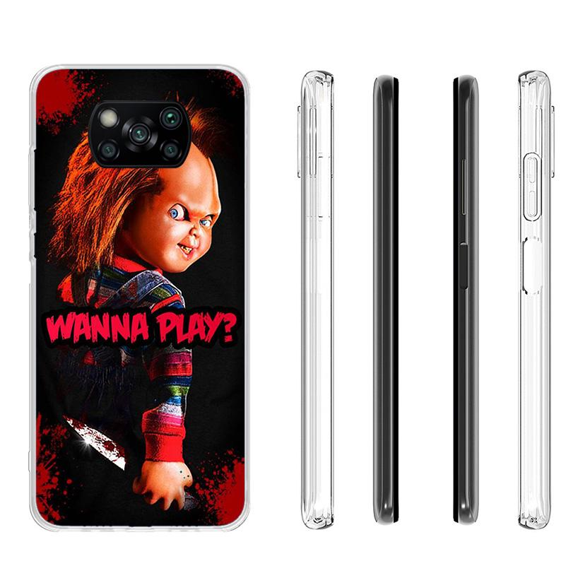 Chucky Child's Play Cover Phone Case For Xiaomi Poco F7 Ultra X7 X6 X5 Pro M7 Redmi 15C 15 13C 13 12C 12 10C 10 9A 9C 9T 9 Shell