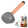 2-in-1 Tierfutter-Schaufel mit Beutelclip Multifunktionale Hundefutter-Löffel für Hunde Katzen Langer Griff Transparenter Tier-Messbecher für Portionskontrolle