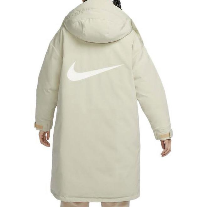 Nike Logo Print Warm Loose Down Jacket Men Outerwear Yellow FV8167-206