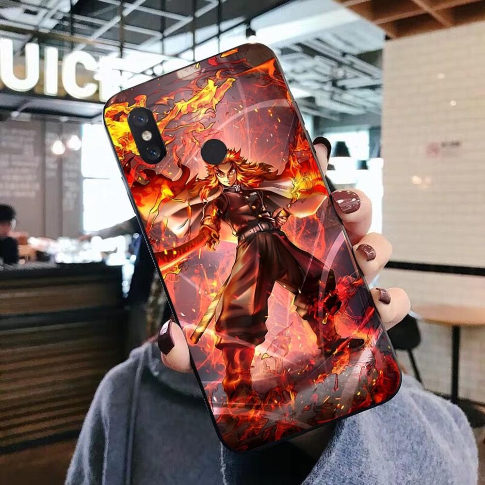 Rengoku Kyojuro Phone Case For Xiaomi Mi 5X 8 9 10 11 12 lite pro 10T PocoX3pro PocoM3 Note 10 pro lite