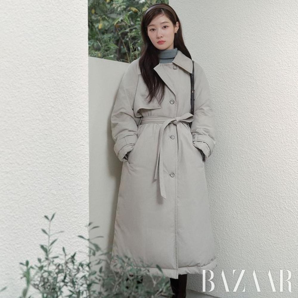 

On On Trench lOng Goose Down Nep4xhb02 90 LIGHT BEIGE/66