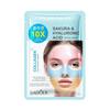 SADOER Regenbogen Kollagen Tuchmaske Sakura Hyaluronsäure Anti-Aging Aufhellend Feuchtigkeitsspendend Gesichtsmaske Koreanische Kosmetik