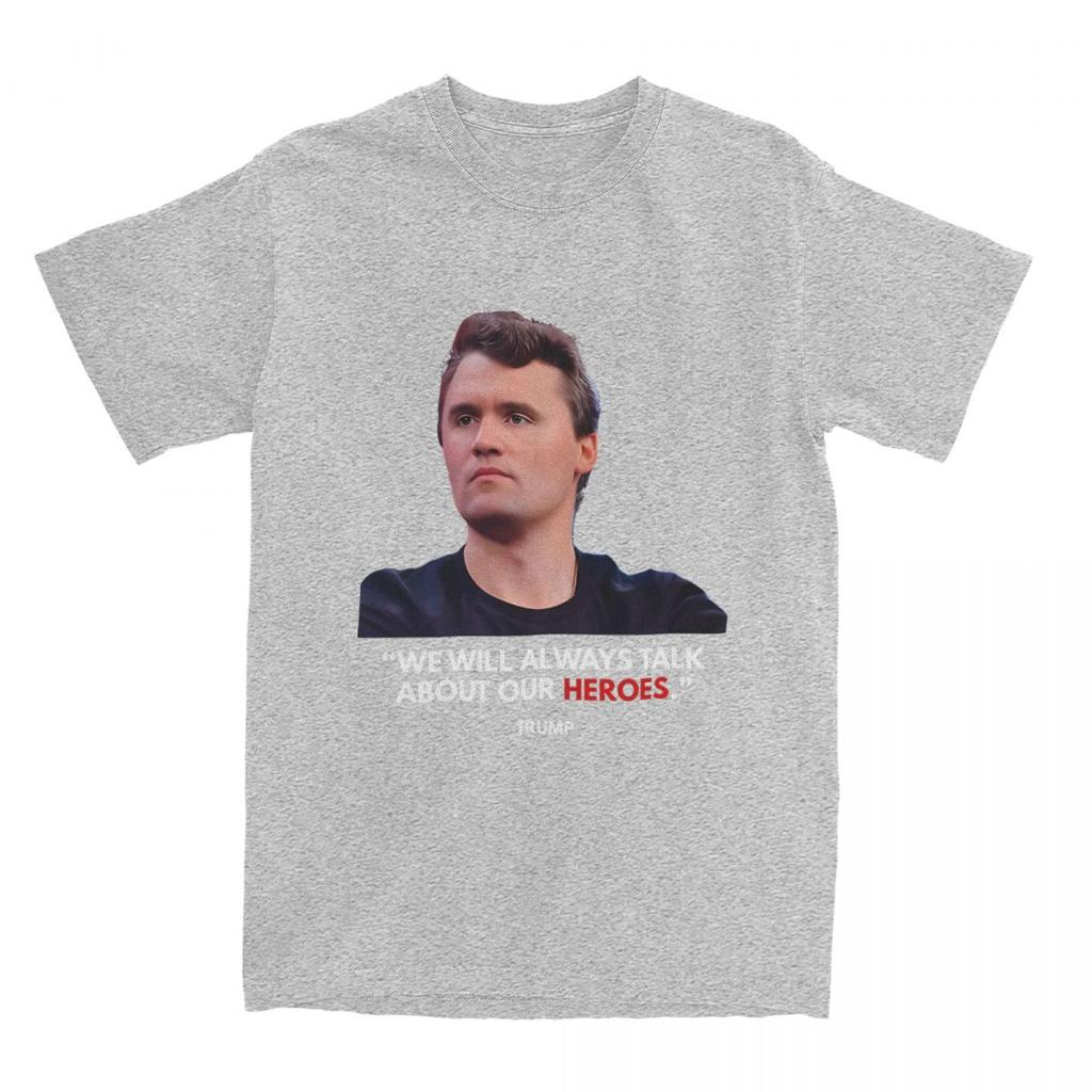 Retro A True Patriot Voice Designs Charlie Kirk T-Shirt Unisex Cotton Short Sleeve Round Neck Summer Tops