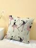 Ballet Dancer Sketch Print Throw Pillow Cover, Cushion Case For Sofa Bedroom Living Room Couch Bed Office Chair Home Decor
