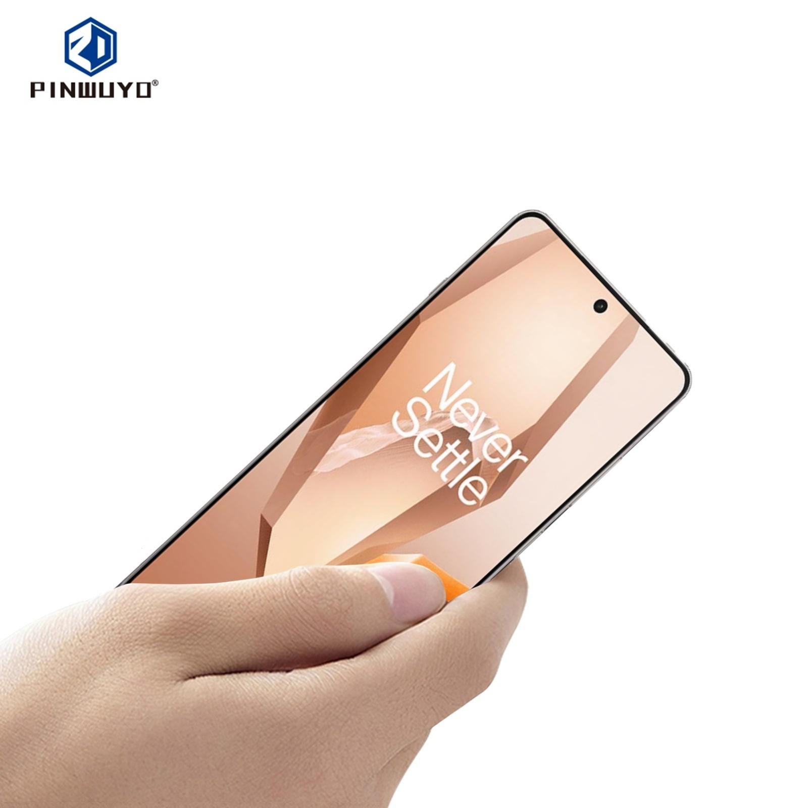 

For OnePlus 13R 5G Tempered Glass Film PINWUYO JK Series-2 9H Full Screen Protector Black