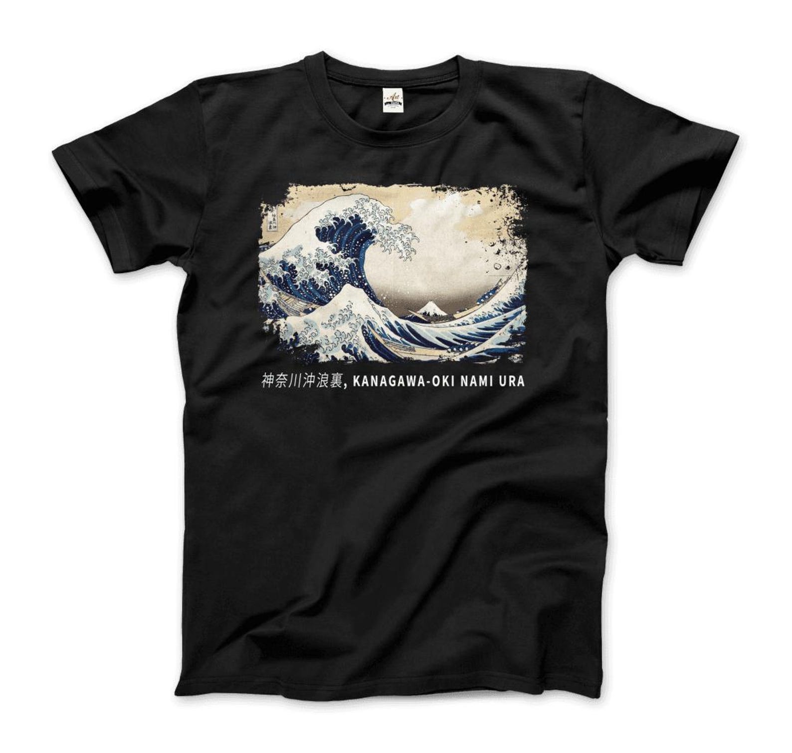 The Great Wave off Kanagawa Artwork T-Shirt 3XL