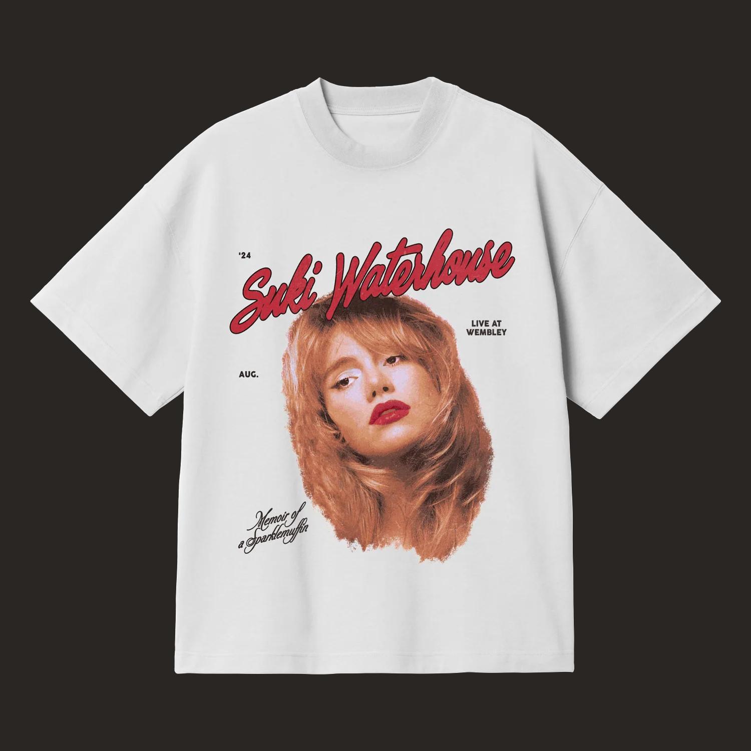 Suki Waterhouse Tour Concert T Shirt Cotton White S-5XL CM23 M