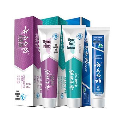 Yunnan Baiyao Multi-Flavor Probiotic Toothpaste 3-Pack