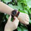Bobo Bird Wooden Multi-Function Quartz Watch Colorful Handmade Sports Chronograph for Men and Women